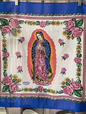 Virgin Of Guadalupe 22 Inch Square Scarf